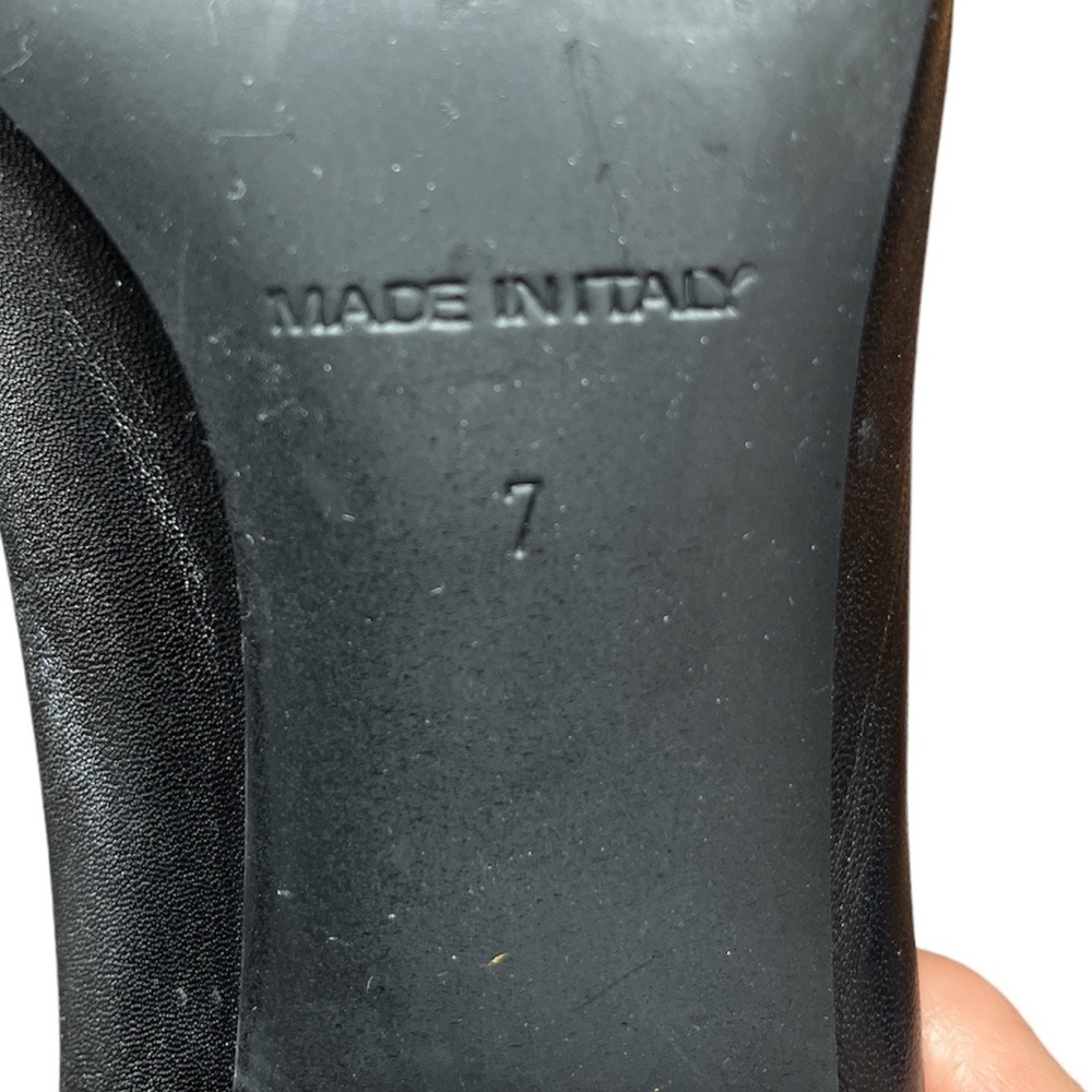 Everlane The Day Heel in Black Leather size 7 - Picture 10 of 10